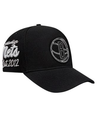 Pro Standard - Men's Black Brooklyn Nets Paint the City Pinch Front Snapback Hat