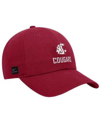 Nike - Men's Crimson Washington State Cougars 2025 On-Field Club Adjustable Hat