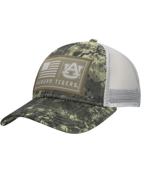 Мужская кепка Under Armour Camo Auburn Tigers Freedom Collection Blitzing Performance Trucker Hat