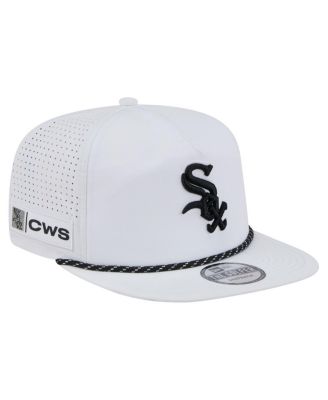 New Era - Men's White Chicago White Sox Perforated Golfer Snapback Hat