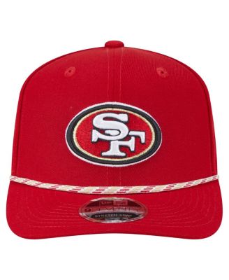 Men's Scarlet San Francisco 49ers Gameday Multi Rope 9SEVENTY Stretch-Snap Hat