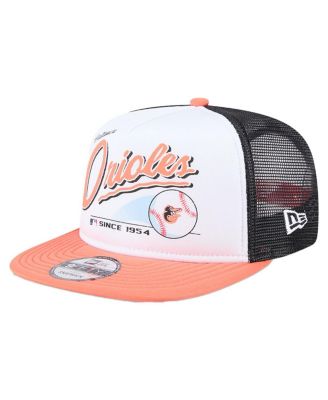 New Era - Big Boys and Girls&nbsp;White Baltimore Orioles Retro 9FIFTY Snapback Hat