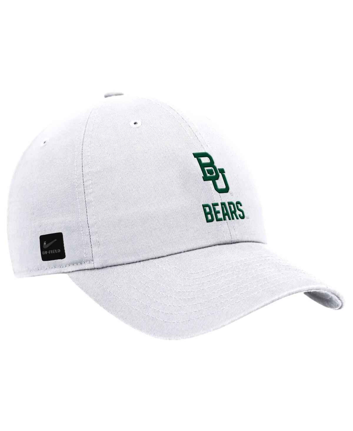 Men's White Baylor Bears 2025 On-Field Club Adjustable Hat - White