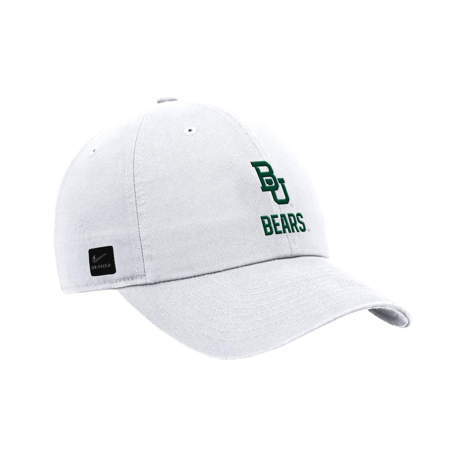 Men's White Baylor Bears 2025 On-Field Club Adjustable Hat