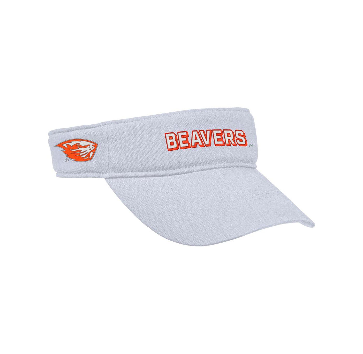 Men's White Oregon State Beavers 2025 On-Field Ace Performance Adjustable Visor Hat