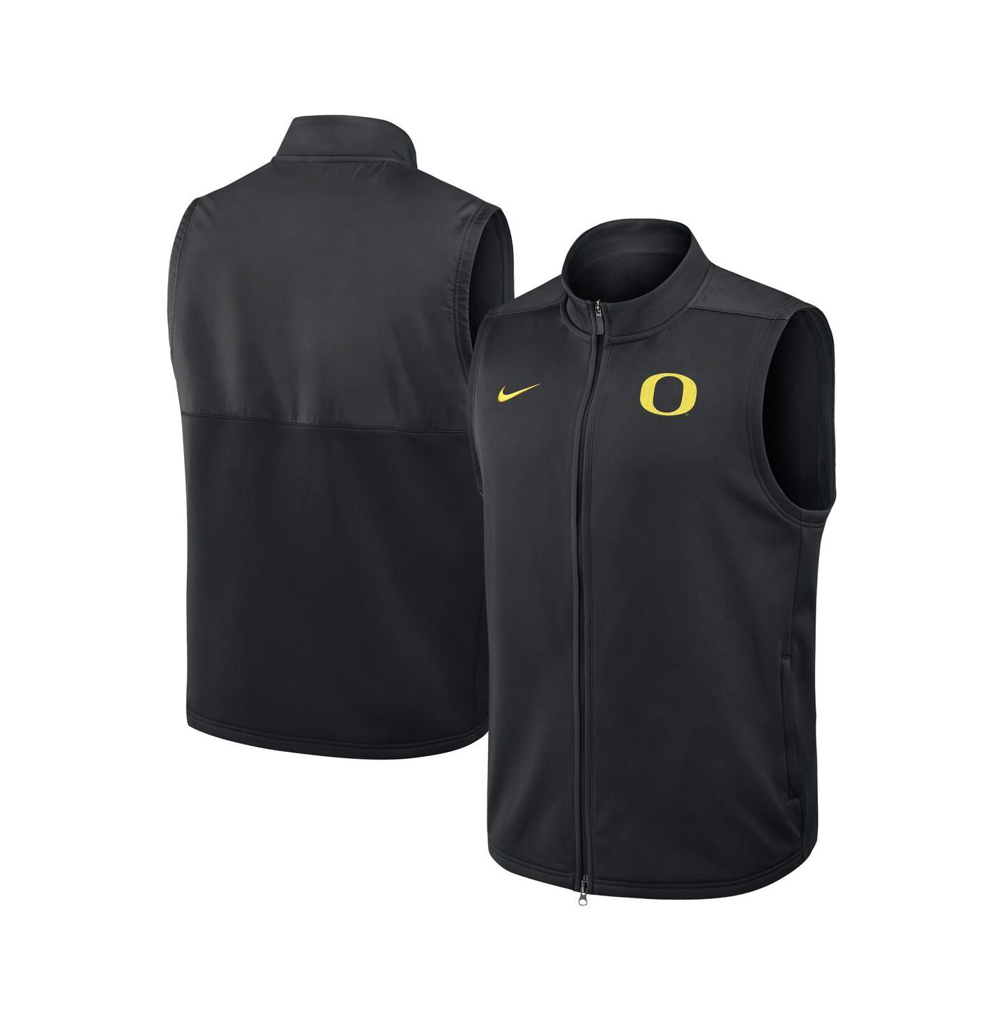 Мужской жилет Nike Black Oregon Ducks Primetime Victory Performance Full-Zip Vest — фото 1