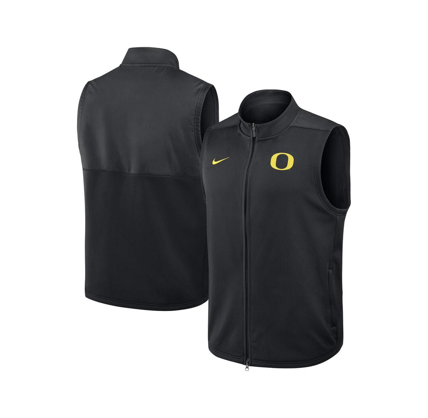 Men's Black Oregon Ducks Primetime Victory Performance Full-Zip Vest