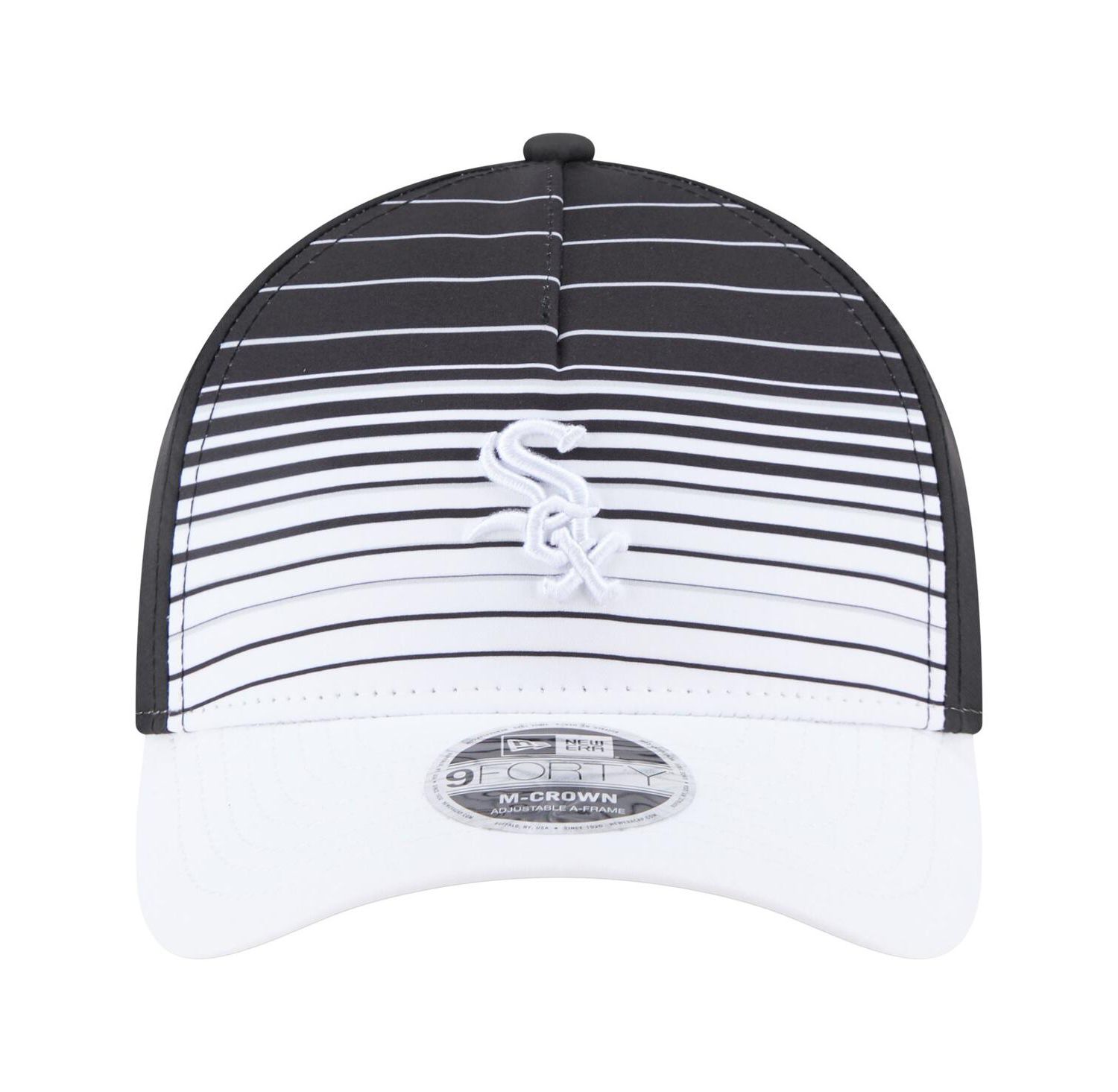 Men's Black Chicago White Sox Gradient 9FORTY M-Crown Adjustable Hat