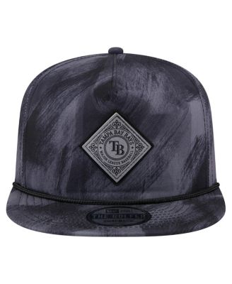 Men's Navy Tampa Bay Rays Printed Golfer Snapback Hat