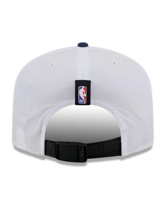 Men's White/Navy New Orleans Pelicans 2025 NBA Draft On-Stage Nylon 19TWENTY Adjustable Hat
