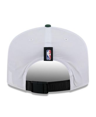 Men's White/Hunter Green Milwaukee Bucks 2025 NBA Draft On-Stage Nylon 19TWENTY Adjustable Hat