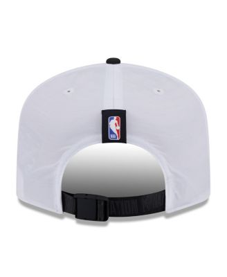 Men's White/Black Brooklyn Nets 2025 NBA Draft On-Stage Nylon 19TWENTY Adjustable Hat