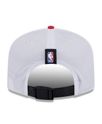 Men's White/Red Atlanta Hawks 2025 NBA Draft On-Stage Nylon 19TWENTY Adjustable Hat