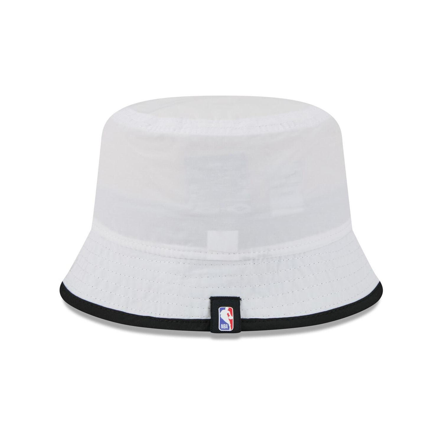 Men's White/Black Chicago Bulls 2025 NBA Draft Nylon Bucket Hat