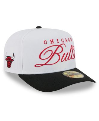 New Era - Men's White/Black Chicago Bulls 2025 NBA Draft A-Frame 59FIFTY Fitted Hat