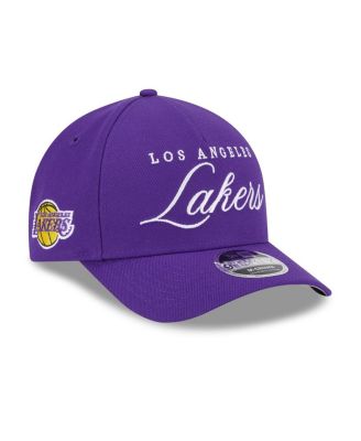 New Era - Men's Purple Los Angeles Lakers 2025 NBA Draft M-Crown A-Frame 9FORTY Adjustable Hat