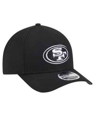 Men's Black San Francisco 49ers Team Collection 9FORTY M-Crown A-Frame Adjustable Hat