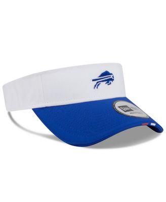 Men's White/Royal Buffalo Bills 2025 NFL Training Camp Adjustable Visor Hat