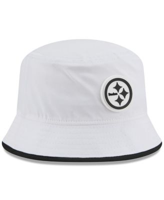 Men's White Pittsburgh Steelers 2025 NFL Training Camp Stretch Bucket Hat