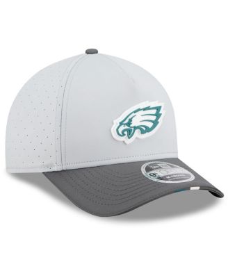 Men's Gray/Graphite Philadelphia Eagles 2025 NFL Training Camp A-Frame 9FORTY Adjustable Hat
