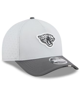 Men's Gray/Graphite Jacksonville Jaguars 2025 NFL Training Camp A-Frame 9FORTY Adjustable Hat