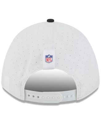 Big Boys and Girls White/Black Pittsburgh Steelers 2025 NFL Training Camp A-Frame 9FORTY Adjustable Hat