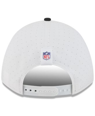 Big Boys and Girls White/Black Cincinnati Bengals 2025 NFL Training Camp A-Frame 9FORTY Adjustable Hat