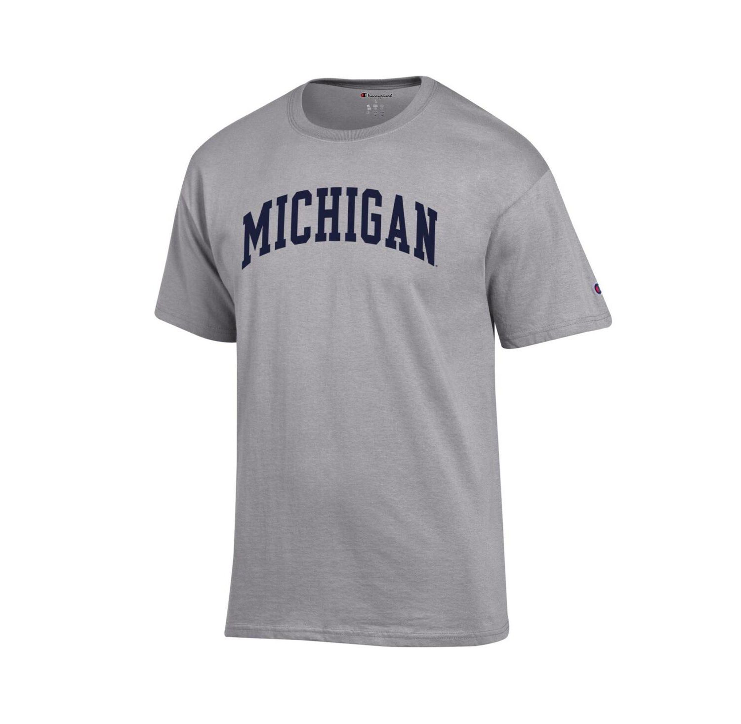 Men's Maize Michigan Wolverines Basic Arch T-Shirt