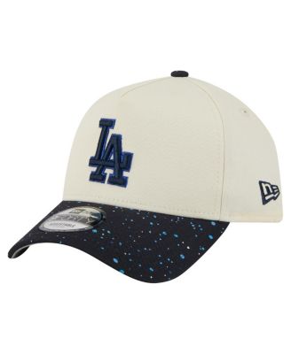 New Era - Men's Cream Los Angeles Dodgers Speckle A-Frame 9FORTY Adjustable Hat