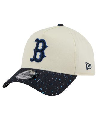 New Era - Men's Cream Boston Red Sox Speckle A-Frame 9FORTY Adjustable Hat