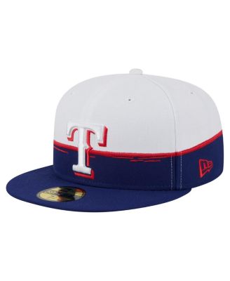 New Era - Men's Royal/White Texas Rangers Paint Stroke 59FIFTY&nbsp;Fitted Hat