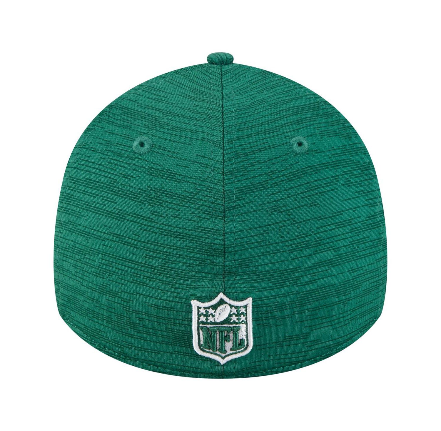 Men's Green New York Jets Stripes 39THIRTY Flex Hat