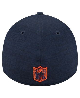 Men's Navy Chicago Bears Stripes 39THIRTY Flex Hat