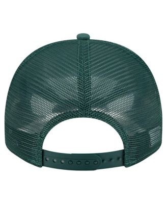 Men's Hunter Green Milwaukee Bucks Vintage Team Rope A-Frame 9FIFTY Snapback Hat