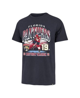 Men's Matthew Tkachuk Navy Florida Panthers Franklin Player Name Number T-Shirt