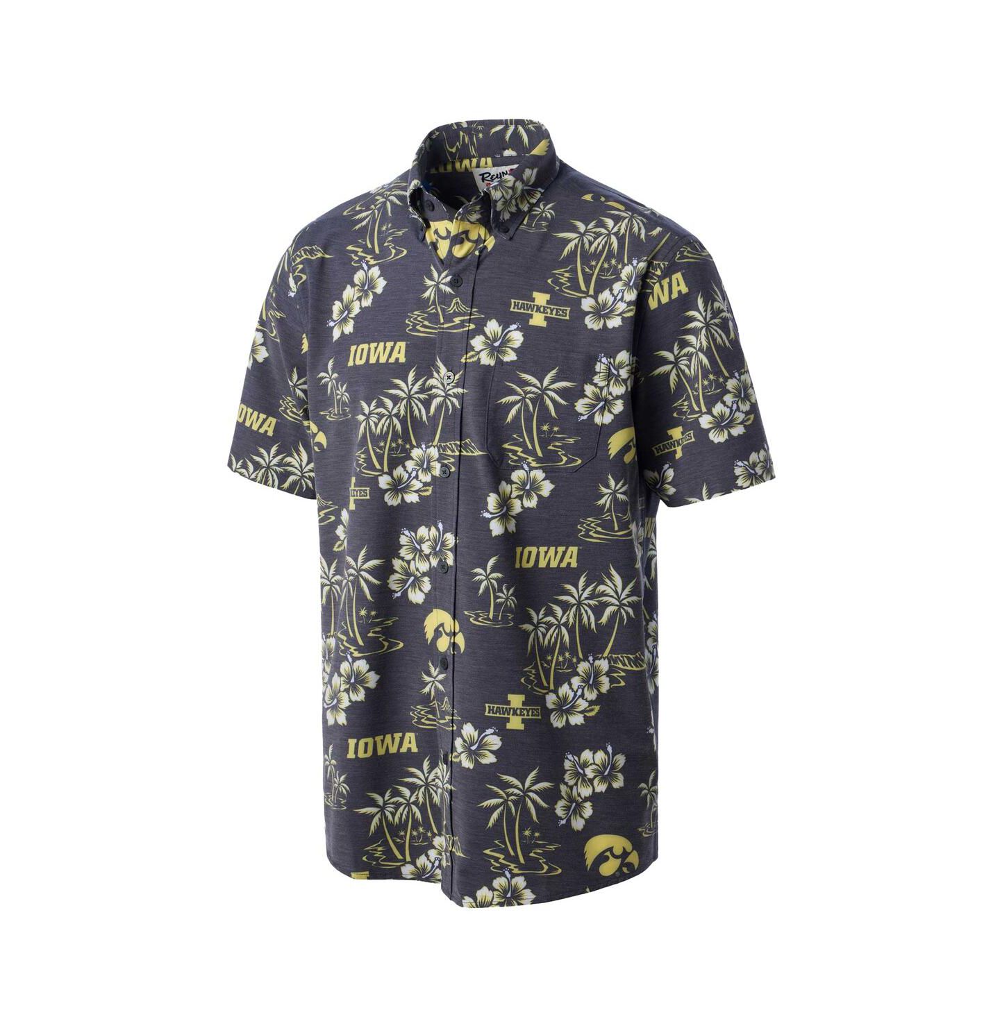 Мужская рубашка Reyn Spooner Black Iowa Hawkeyes Classic Button-Up — фото 2
