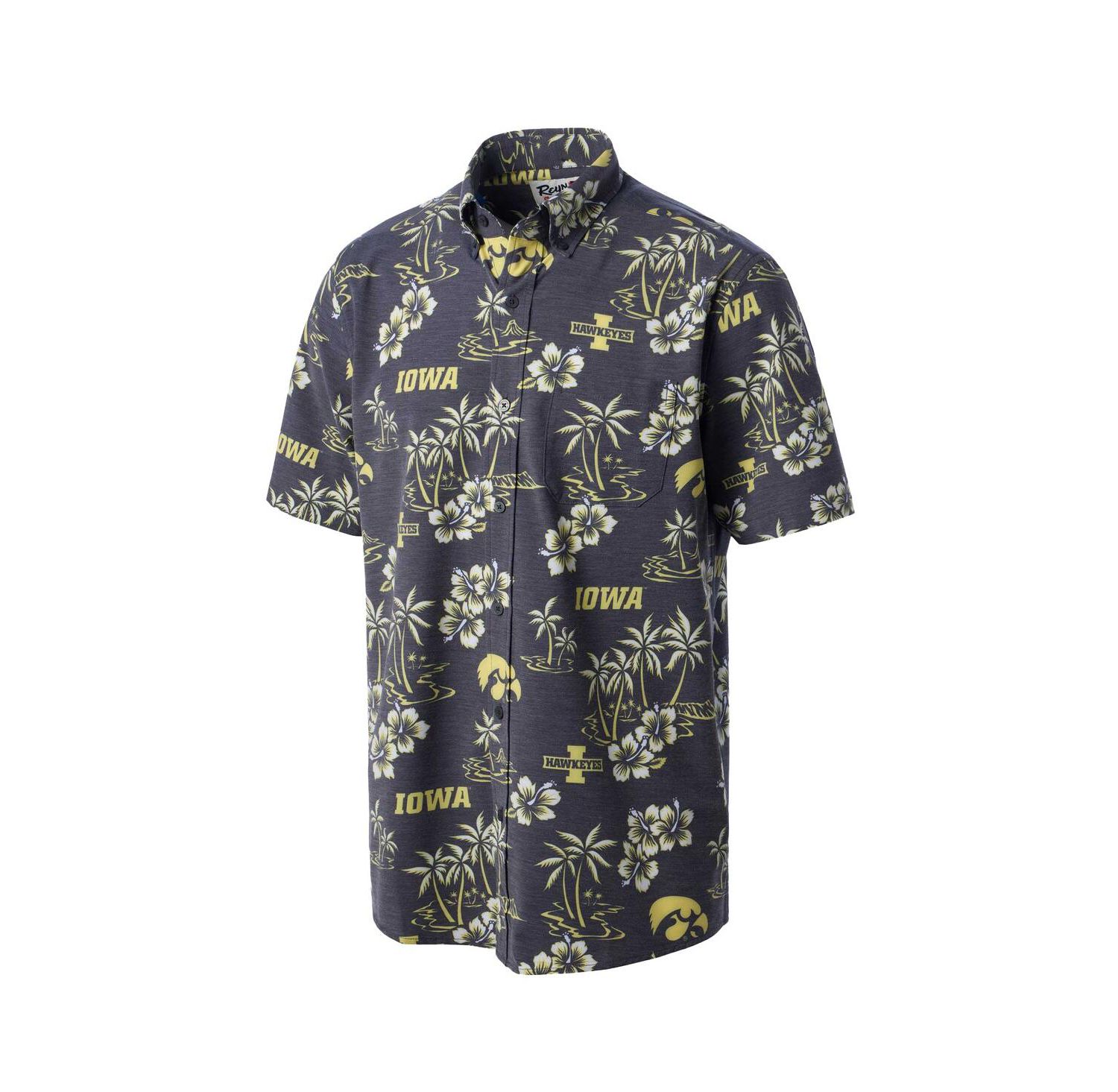 Men's Black Iowa Hawkeyes Classic Button-Up Shirt
