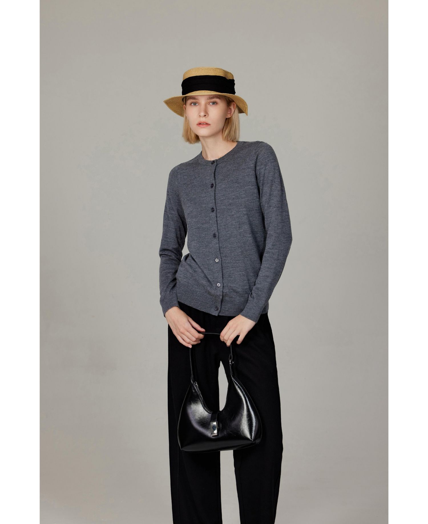 Women's 100% Merino Wool Light Weight Cardigan | Ultra Soft Fine-gauge Sweaters Machine Washable
