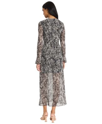 Women's Long-Sleeve A-Line Dress