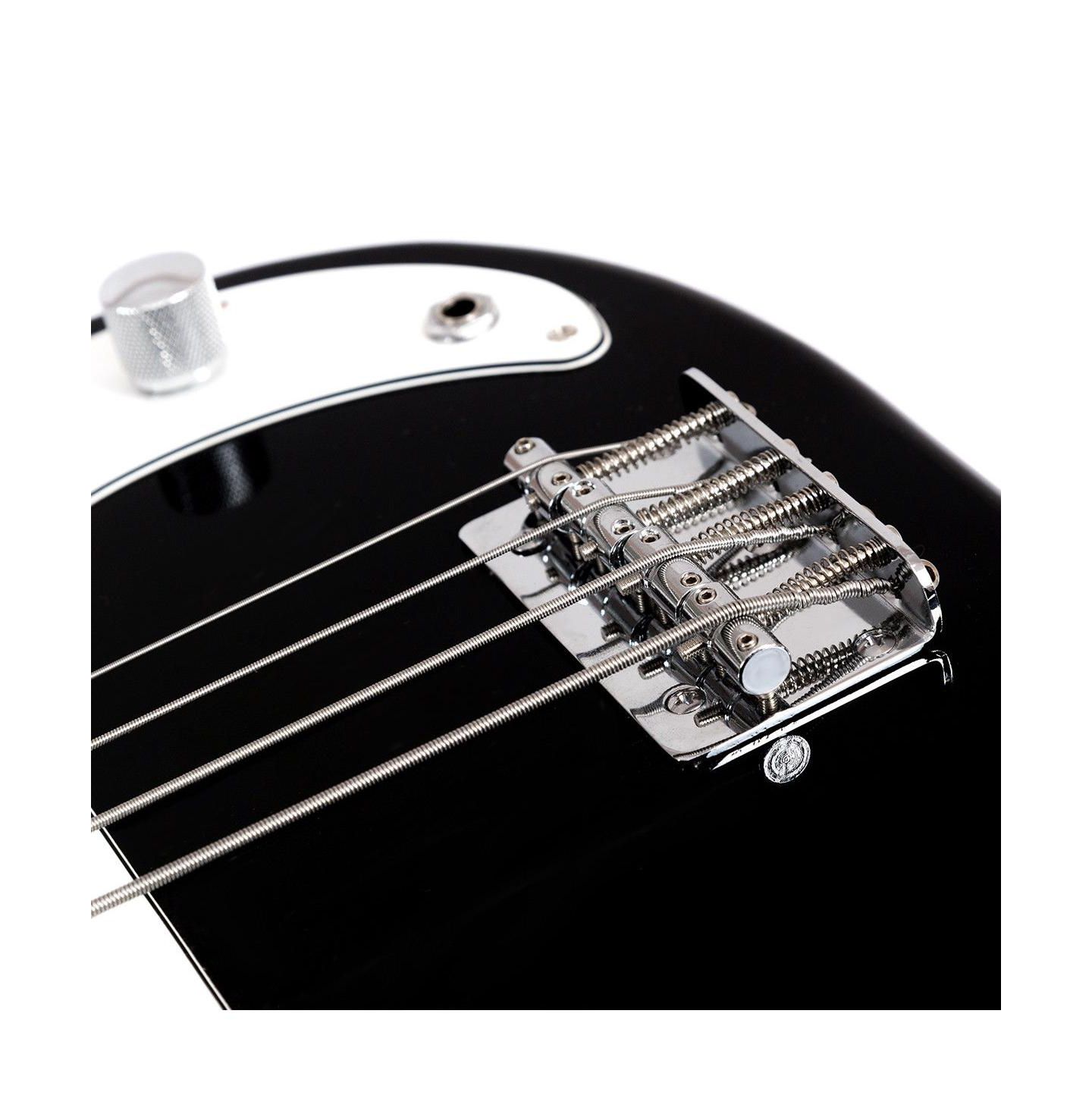Детская игрушка Mecale Electric 4-String Beginner Bass Guitar, Musical Toy, цвет: Чёрный — фото 3