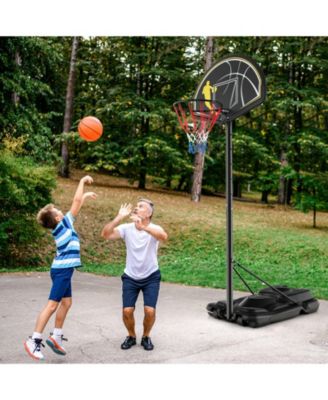 4.25-10 Feet Portable Adjustable Basketball Goal Hoop System