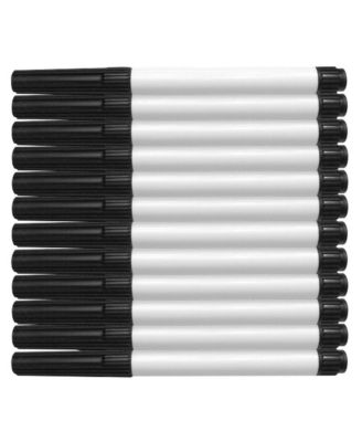 Thin Dry-Erase Markers - 12 Count