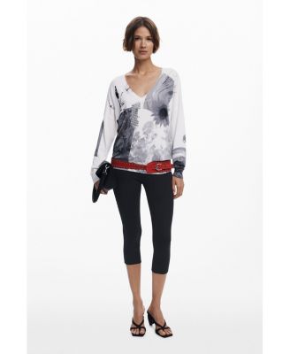 Women's Fine collage sweater