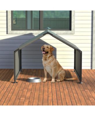 Dog Shade Shelter Portable Pet Tent Gray