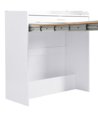 Compact Foldable Table Buffet Hutch Storage Cabinet