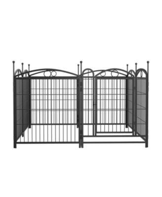 Dog Playpen 32-Inch 8-Panel Metal Pet Fence