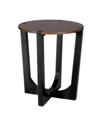 Acacia Wood Side Table - Modern Design & Easy Assembly