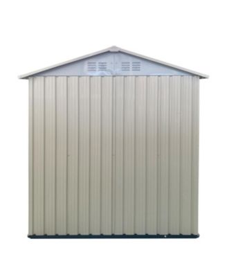 Outdoor Storage Garden Shed 5FTx3FT Apex Roof White