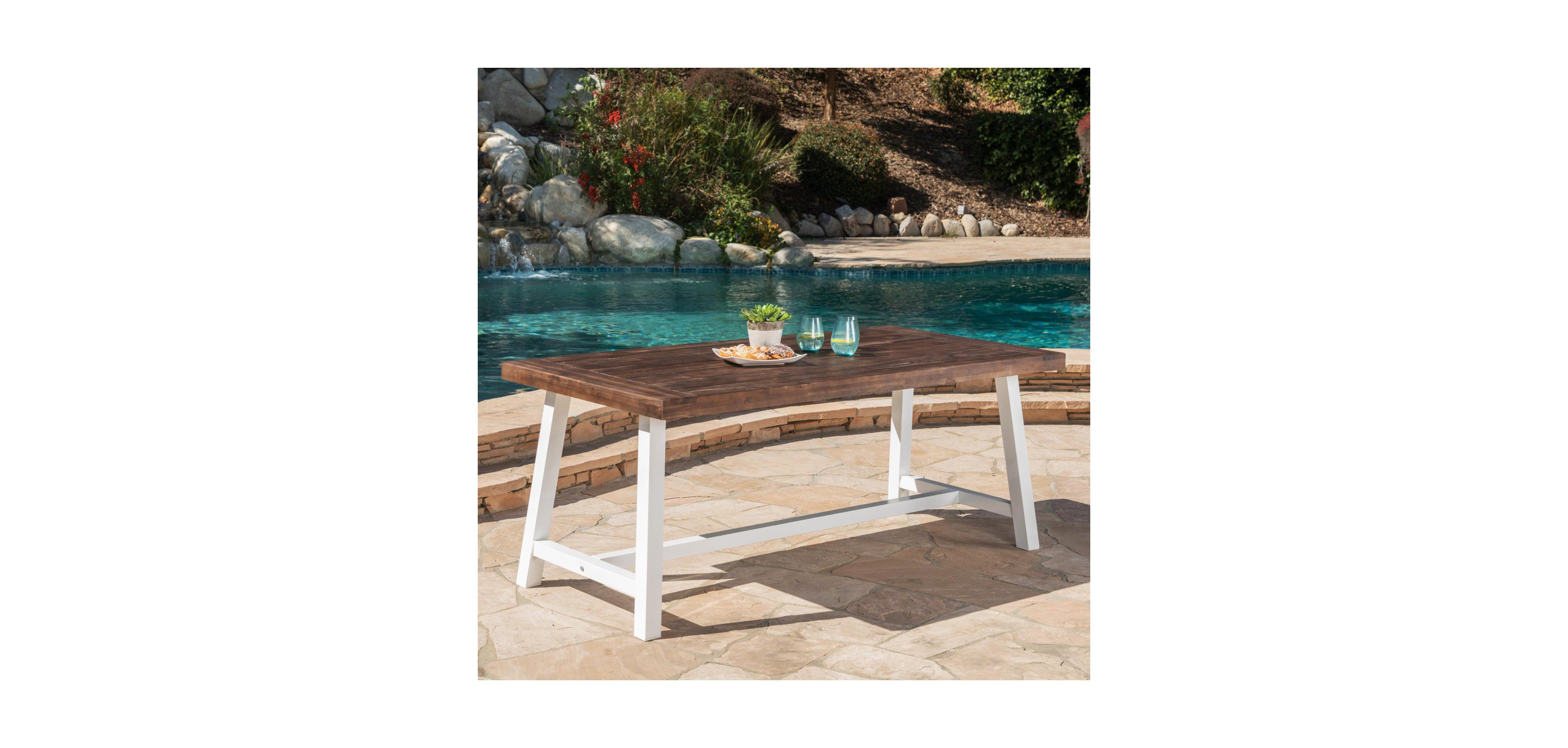 Streamdale Furniture Acacia Wood Outdoor Dining Table