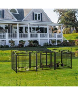 Dog Playpen 24" 8 Panel Metal Pet Fence